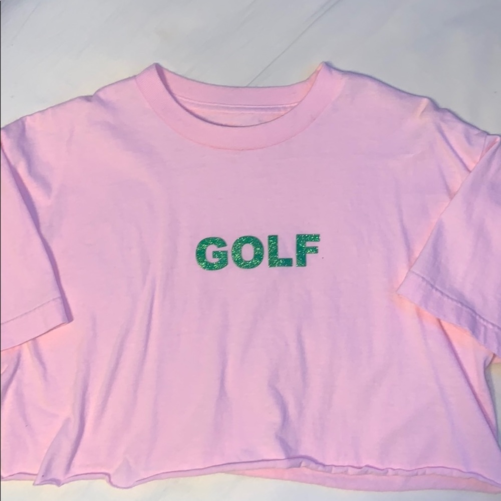 Cropped GOLF t shirt. Size medium.